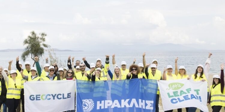 Leaf it Clean: Η Geocycle Ελλάς σε διπλή δράση καθαρισμού και δενδροφύτευσης στον Μαραθώνα