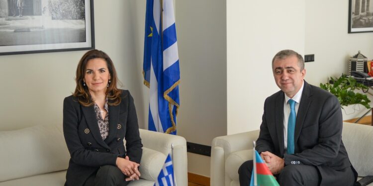 Συνάντηση Υπουργού Τουρισμού με Πρέσβη Αζερμπαϊτζάν