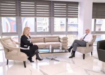 Άννα Μάνη – Παπαδημητρίου: Συνάντηση με τον Πρόεδρο του ΕΒΕΑ Γιάννη Μπρατάκο