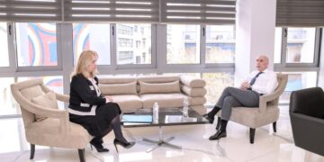 Άννα Μάνη – Παπαδημητρίου: Συνάντηση με τον Πρόεδρο του ΕΒΕΑ Γιάννη Μπρατάκο