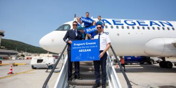 AEGEAN: Εγκαινιάστηκε η πτήτη Κωνσταντινούπολη – Ρόδος
