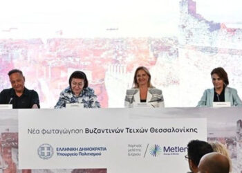 ΥΠΠΟ: Φωτίζονται τα Τείχη για την ανάδειξη της Βυζαντινής Θεσσαλονίκης