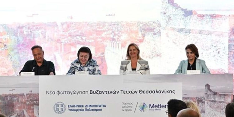 ΥΠΠΟ: Φωτίζονται τα Τείχη για την ανάδειξη της Βυζαντινής Θεσσαλονίκης