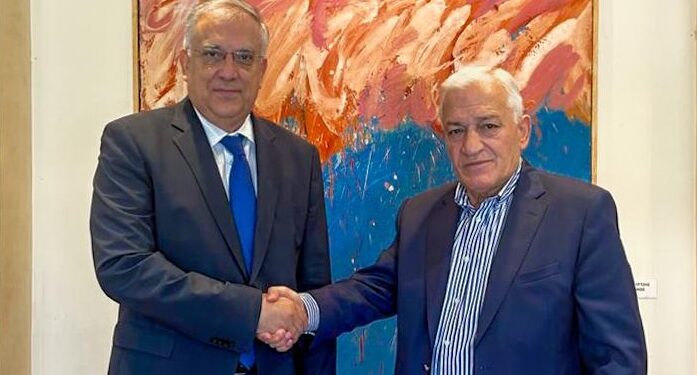 Συνάντηση του Υπουργού Ανάπτυξης με τον πρόεδρο της Κεντρικής Ένωσης Δήμων Ελλάδας