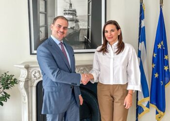 Συνάντηση Υπουργού Τουρισμού με Πρόεδρο Αμερικανο-Ελληνικού Εμπορικού Επιμελητηρίου