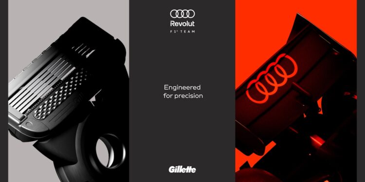 Η Audi Revolut F1 Team καλοσωρίζει τη Gillette ως επίσημο συνεργάτη