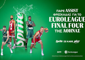 Η Sprite Official Partner του 2026 EuroLeague Final Four της Αθήνας!