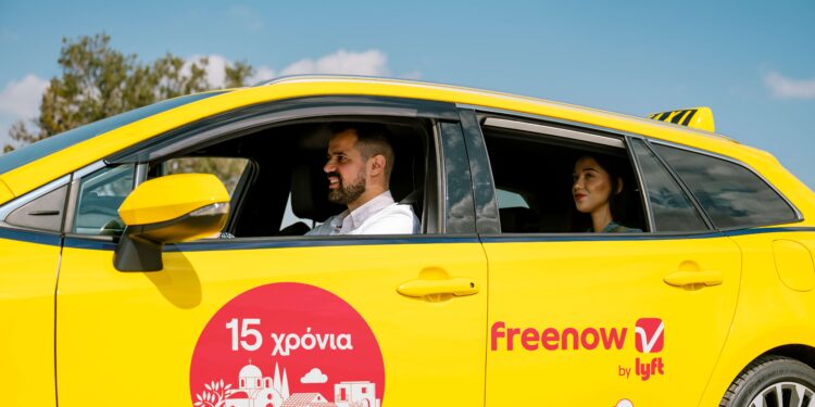 Το Freenow by Lyft συμπληρώνει 15 χρόνια παρουσίας στην ελληνική αγορά και γιορτάζει