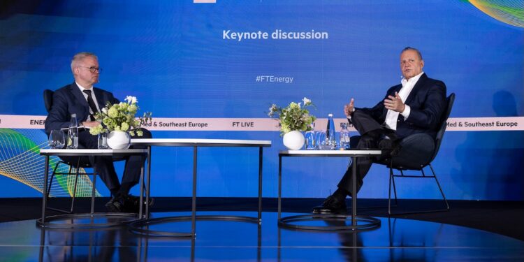 Ο Ευάγγελος Μυτιληναίος στο “Energy Transition Summit” των FT